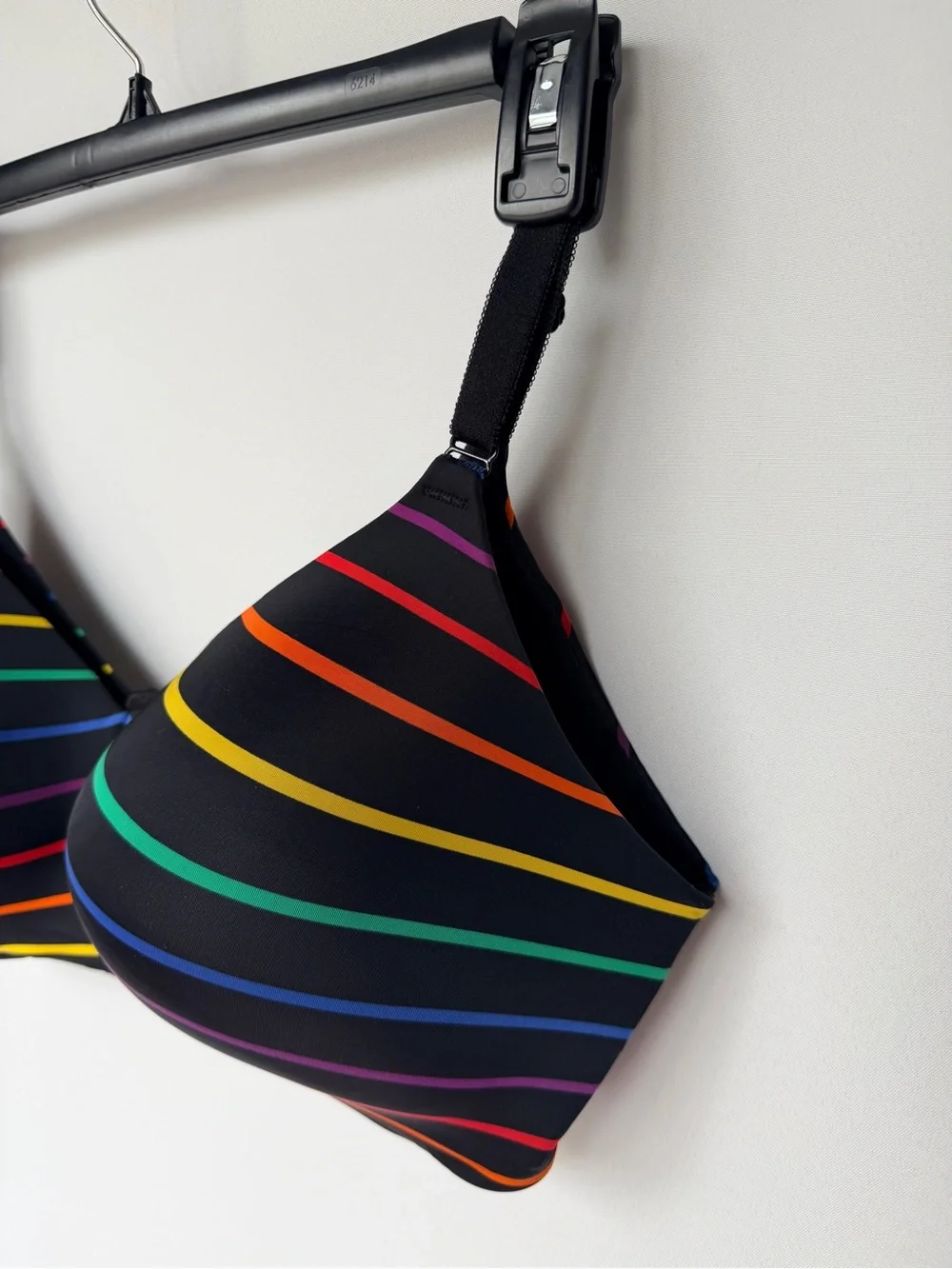 Torrid Rainbow Stripe Lightly Lined Wire-Free Bra 38DDD – Everyday Comfort